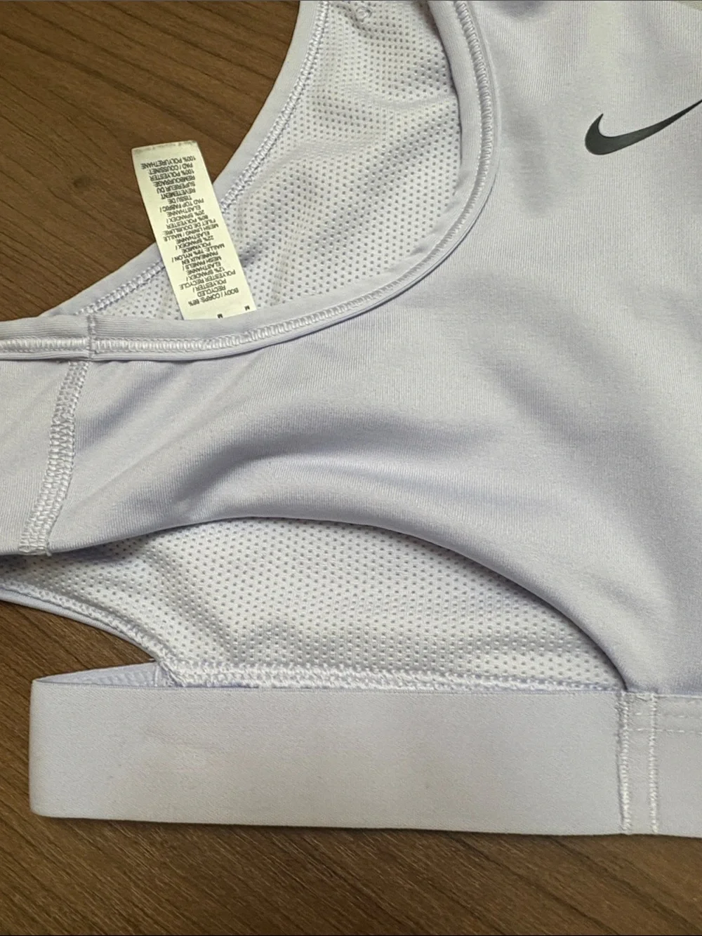 Nike Light Lavender Sports Crop Top